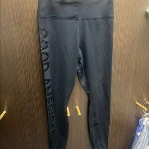 Good American Black Leggings High-Waisted Stretch